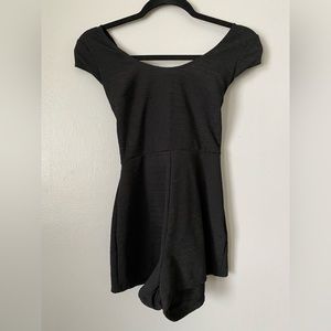 Tight, black urban outfitter romper
